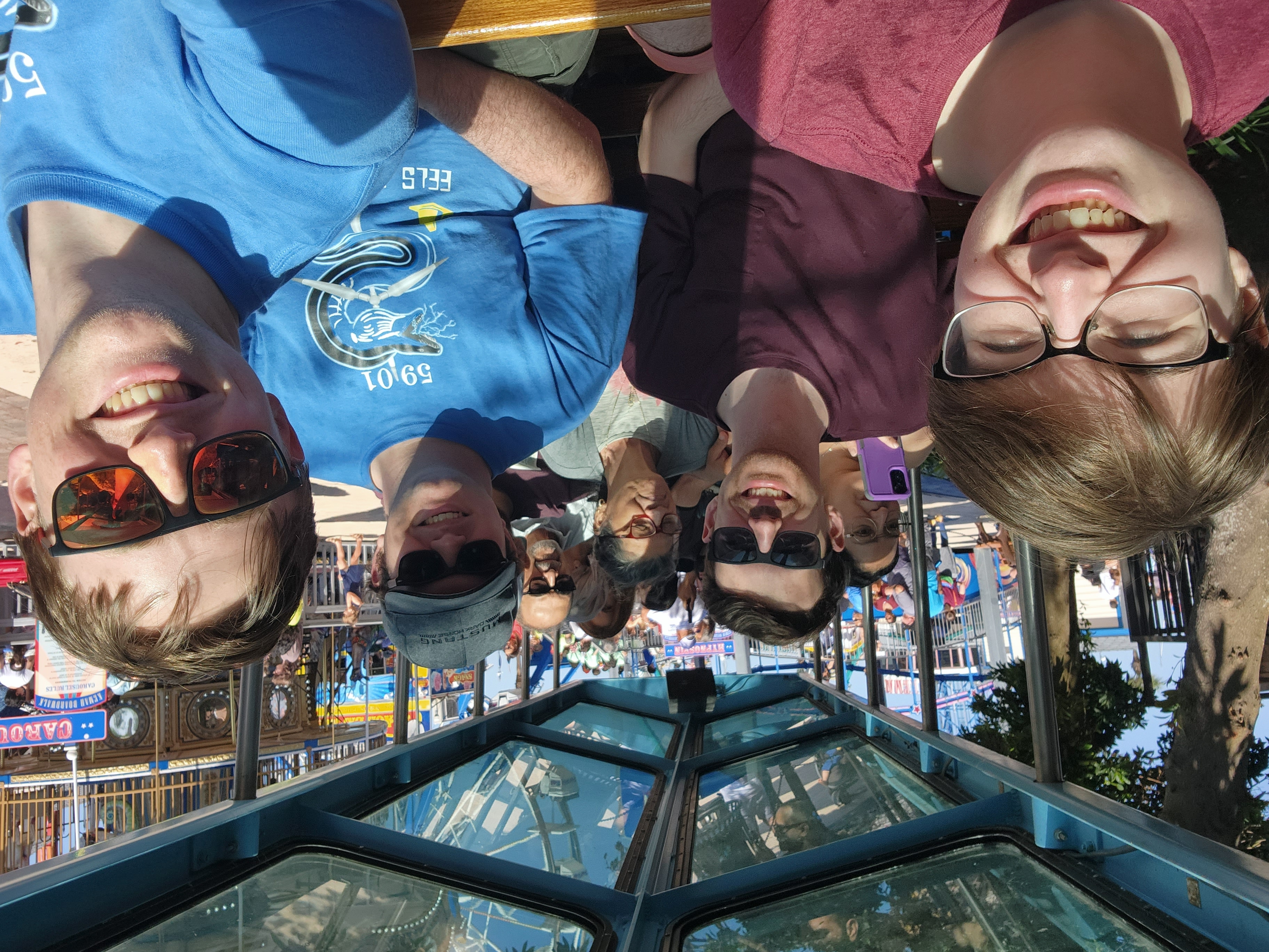 Mentors enjoying the boardwalk